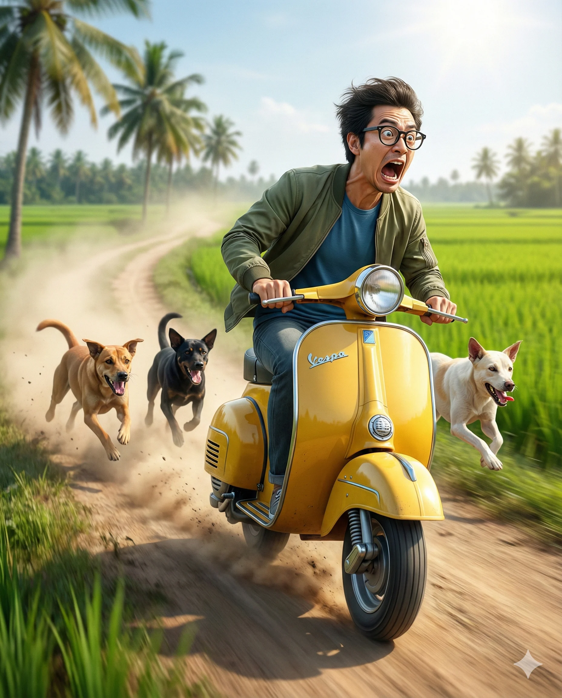 Yellow Scooter Escape