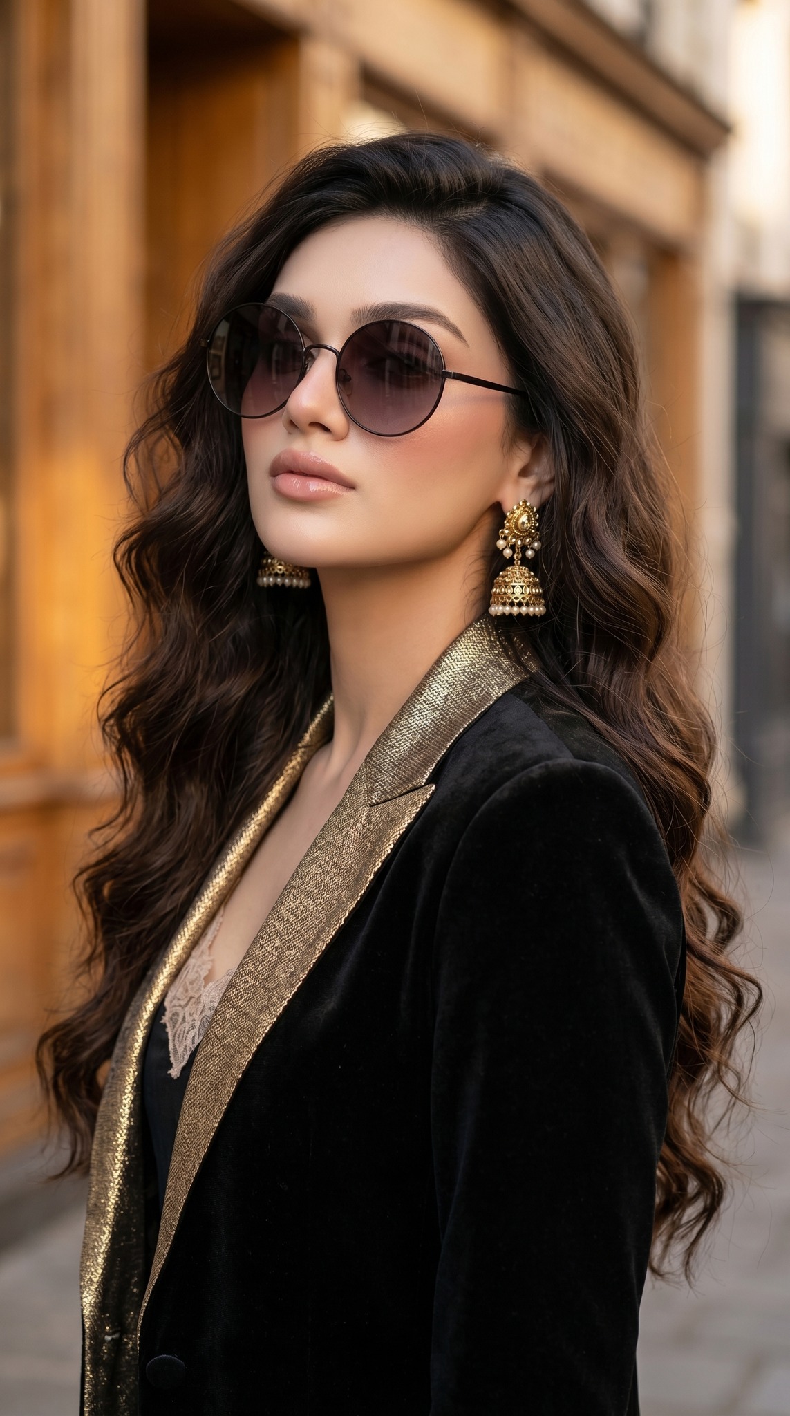 A hyper-realistic Fashion Photography featuring